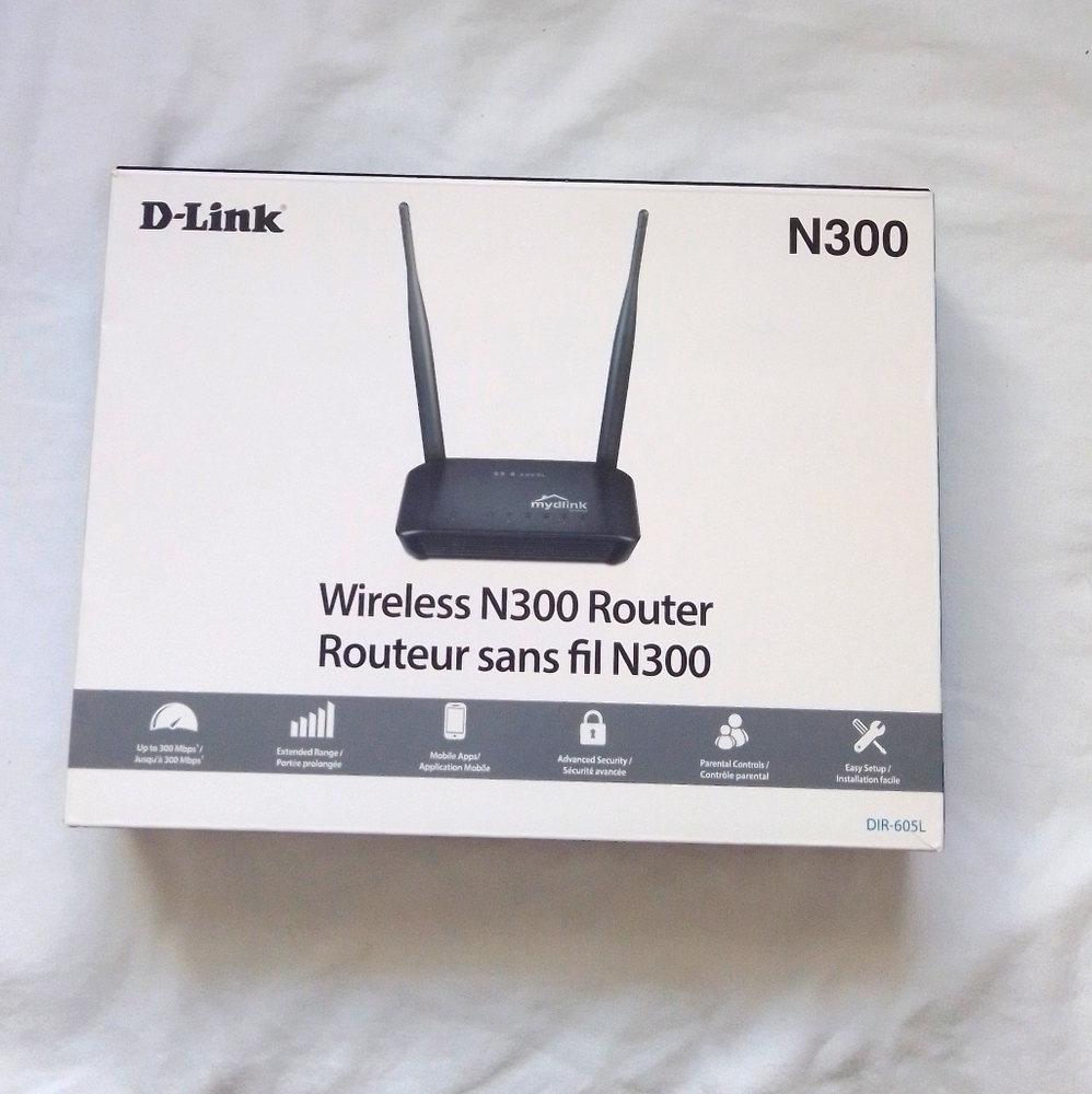 New D-Link n300 wireless router